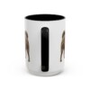 15oz Schipperke Dog Mom Mug, Black, back view