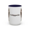15oz Schipperke Mug, Navy, front view
