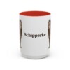 15oz Schipperke Mug, Red, front view