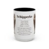 15oz Schipperke Mug, Black, front view