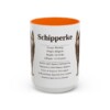 15oz Schipperke Mug, Orange, front view