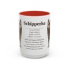 15oz Schipperke Mug, Red, front view