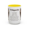 15oz Schipperke Mug, Yellow, front view