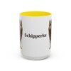 15oz Schipperke Mug, Yellow, front view