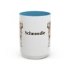 15oz Schnoodle Mug, Light Blue, front view