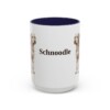 15oz Schnoodle Mug, Navy, front view