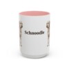15oz Schnoodle Mug, Pink, front view