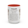 15oz Schnoodle Mug, Red, front view