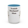15oz-scottish-deerhound-mug-mom-light-blue 15oz Scottish Deerhound Dog Mom Mug, Light Blue, front view