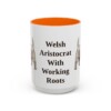 15oz Funny Sealyham Terrier Mug, Orange, front view