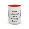 15oz Funny Sealyham Terrier Mug, Red, front view