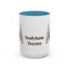 15oz Sealyham Terrier Mug, Light Blue, front view