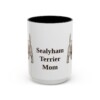 15oz-sealyham-terrier-mug-mom-black-front 15oz Sealyham Terrier Dog Mom Mug, Black, front view