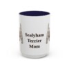 15oz-sealyham-terrier-mug-mom-navy 15oz Sealyham Terrier Dog Mom Mug, Navy, front view