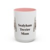 15oz-sealyham-terrier-mug-mom-pink 15oz Sealyham Terrier Dog Mom Mug, Pink, front view
