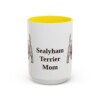 15oz-sealyham-terrier-mug-mom-yellow 15oz Sealyham Terrier Dog Mom Mug, Yellow, front view