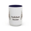 15oz Sealyham Terrier Mug, Navy, front view