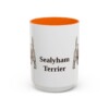 15oz Sealyham Terrier Mug, Orange, front view