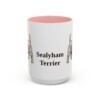 15oz Sealyham Terrier Mug, Pink, front view