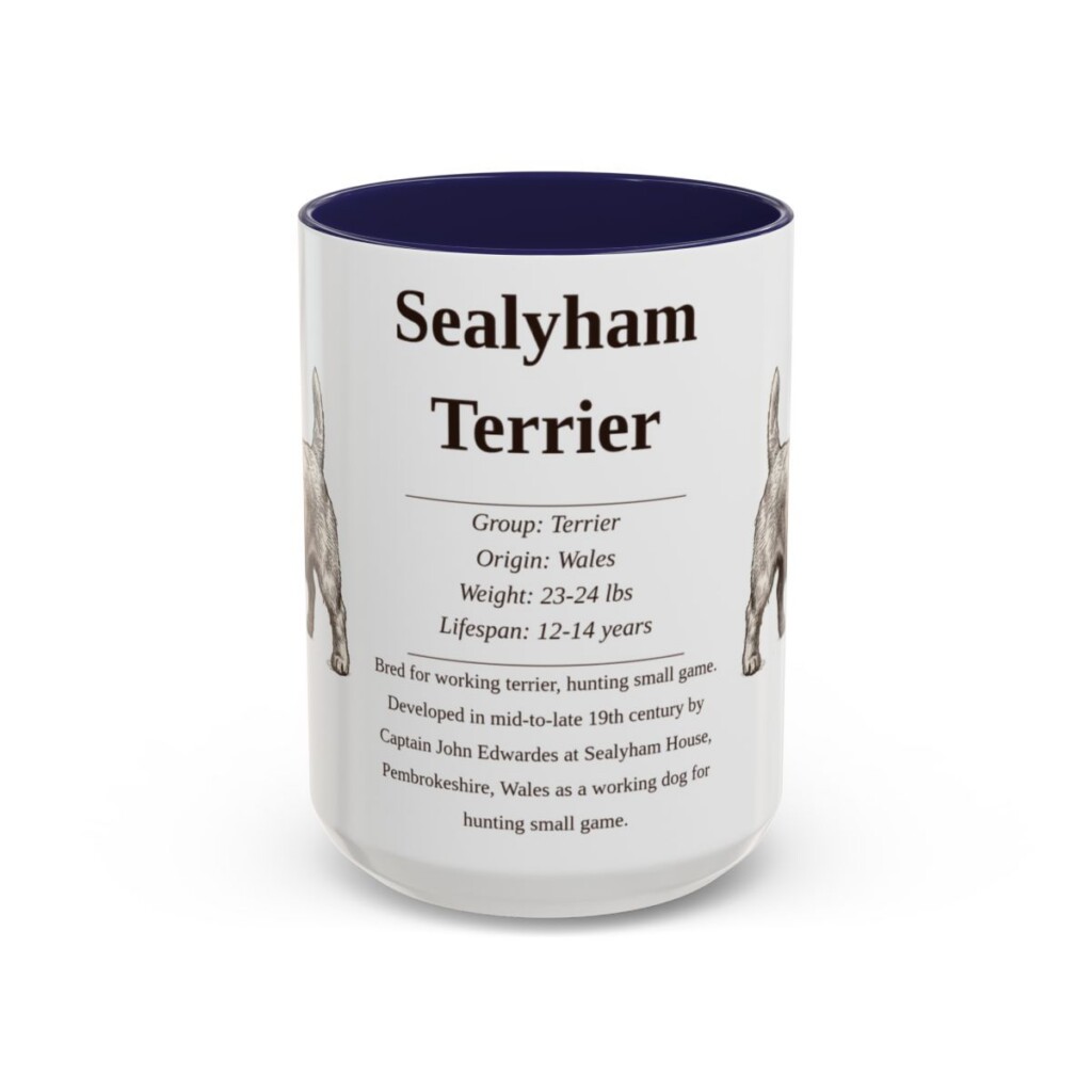 15oz-sealyham-terrier-mug-writeup-navy 15oz Sealyham Terrier Mug, Navy, front view