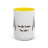 15oz Sealyham Terrier Mug, Yellow, front view