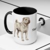 15oz Shar-Pei Mug, Black, lifestyle photo