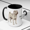 15oz Shar-Pei Dog Dad Mug, Black, lifestyle photo