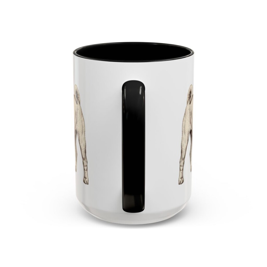 15oz-shar-pei-mug-humor-black-back 15oz Funny Shar-Pei Mug, Black, back view