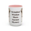15oz-shar-pei-mug-humor-pink 15oz Funny Shar-Pei Mug, Pink, front view