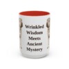 15oz-shar-pei-mug-humor-red 15oz Funny Shar-Pei Mug, Red, front view