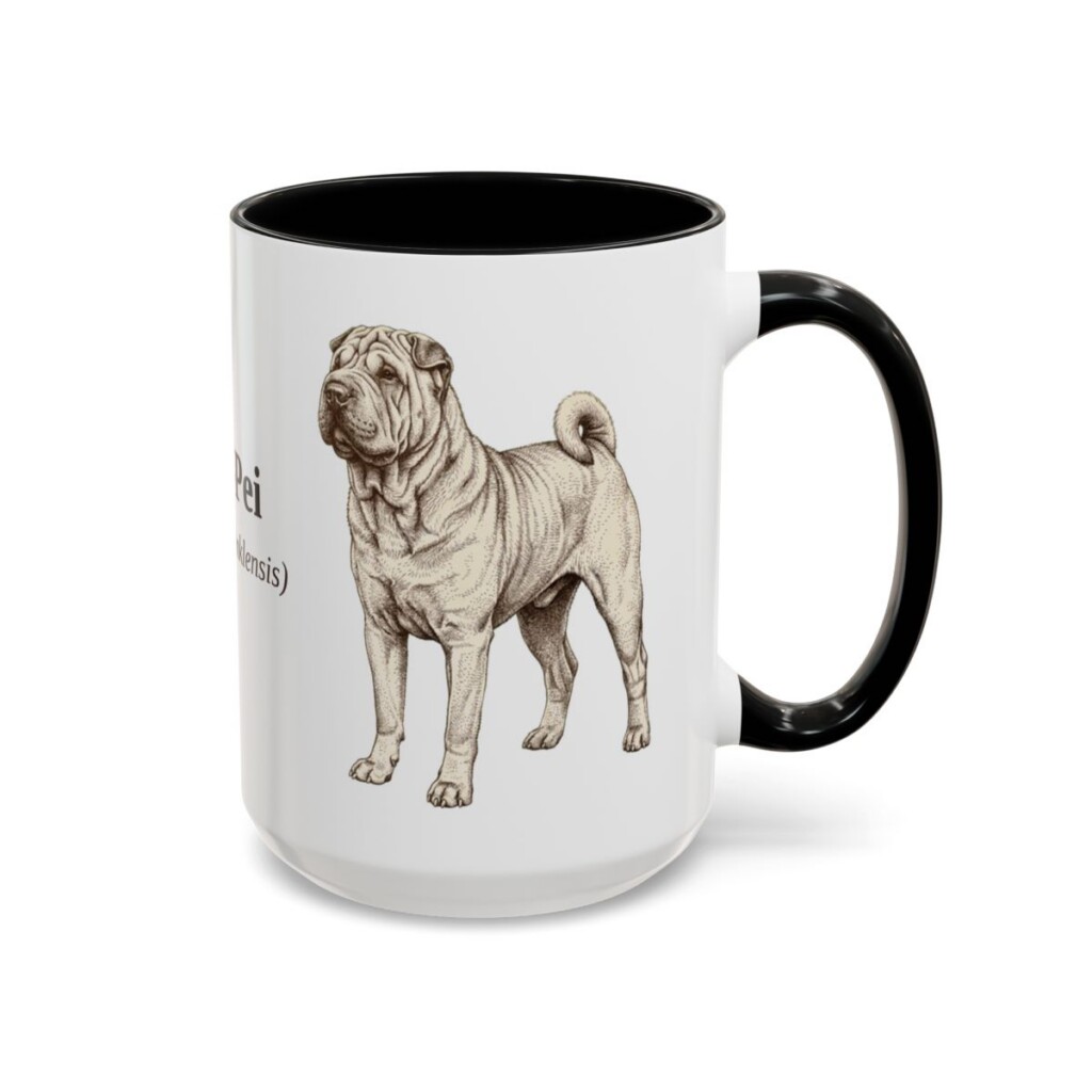 15oz-shar-pei-mug-latin-black-right 15oz Shar-Pei Latin Mug, Black, right side view