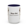15oz-shar-pei-mug-latin-navy 15oz Shar-Pei Latin Mug, Navy, front view