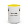 15oz-shar-pei-mug-latin-yellow 15oz Shar-Pei Latin Mug, Yellow, front view