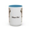 15oz Shar-Pei Mug, Light Blue, front view