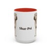 15oz Shar-Pei Mug, Red, front view
