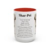 15oz-shar-pei-mug-writeup-red 15oz Shar-Pei Mug, Red, front view