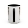 15oz Shepherd Mix Latin Mug, Black, back view