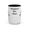 15oz-shepherd-mix-mug-mom-black-front 15oz Shepherd Mix Dog Mom Mug, Black, front view