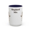 15oz Shepherd Mix Mug, Navy, front view