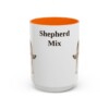 15oz Shepherd Mix Mug, Orange, front view