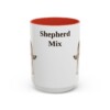 15oz Shepherd Mix Mug, Red, front view