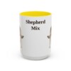 15oz Shepherd Mix Mug, Yellow, front view