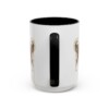 15oz Shetland Sheepdog Mug, Black, back view