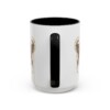 15oz Funny Shetland Sheepdog Mug, Black, back view