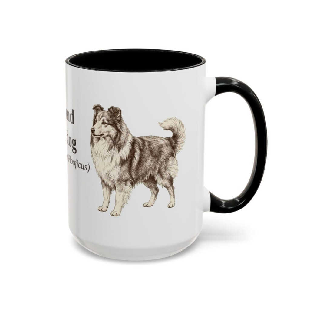 15oz-shetland-sheepdog-mug-latin-black-right 15oz Shetland Sheepdog Latin Mug, Black, right side view