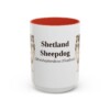 15oz-shetland-sheepdog-mug-latin-red 15oz Shetland Sheepdog Latin Mug, Red, front view