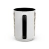 15oz Funny Shiba Inu Mug, Black, back view
