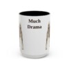 15oz Funny Shiba Inu Mug, Black, front view