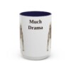 15oz Funny Shiba Inu Mug, Navy, front view