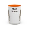 15oz Funny Shiba Inu Mug, Orange, front view